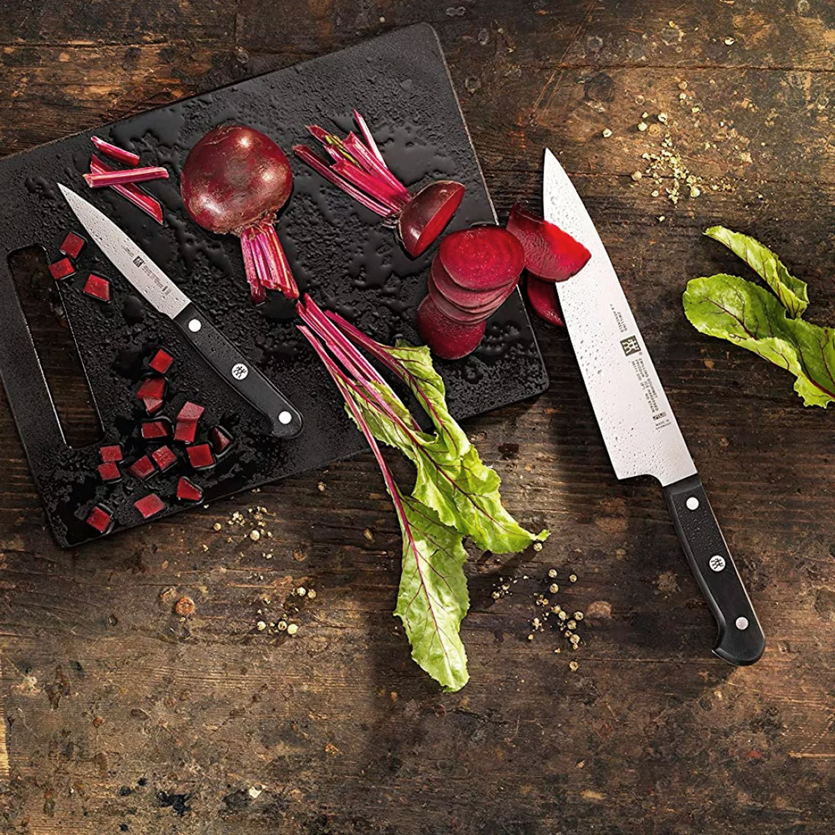 Набор кухонных ножей Zwilling Gourmet, 2 предмета трапециевидные лезвия для ножей vira