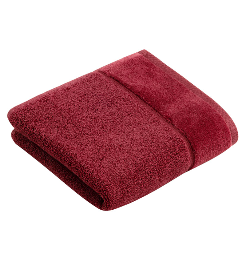 Полотенце Vossen Pure 40x60см, цвет красный полотенце vossen pure 50x100см бронза