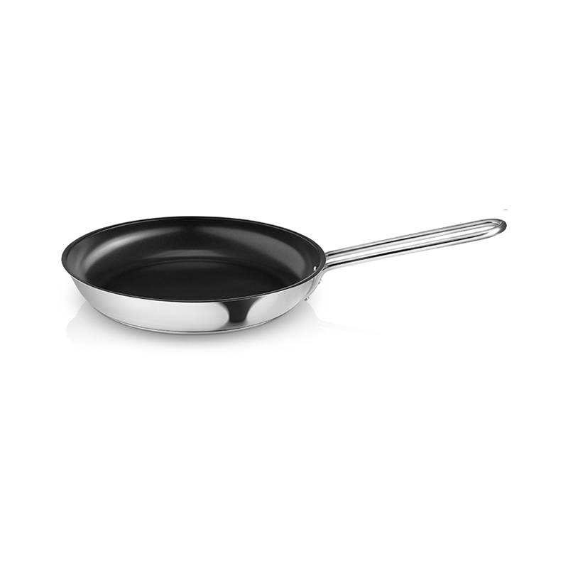 

Сковорода Stainless Steel с антипригарным покрытием Slip-Let d24 см, Черный