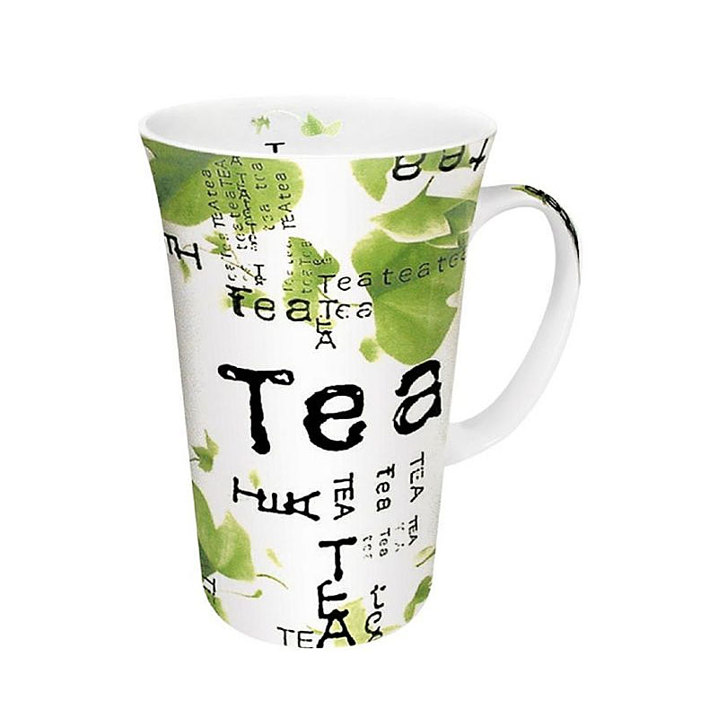 

Мега Кружка Konitz Tea Collage, 630 мл, Белый