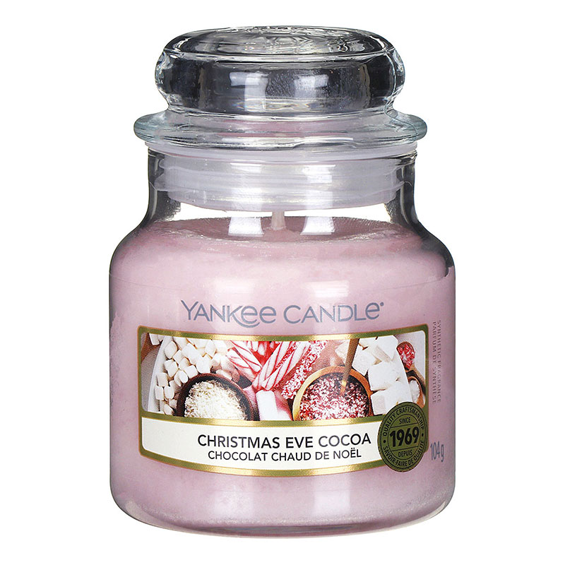 

Свеча малая Yankee Candle Рождественский какао, Розовый