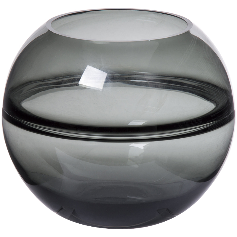 

Ваза Hakbijl Glass Bubbleball Glass Line 20см, Серый