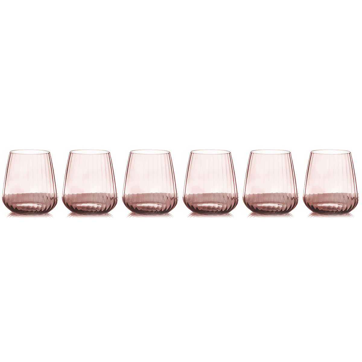 Набор стаканов для виски Le Stelle Opium 6шт, розовый Le Stelle LR-0105 - фото 1