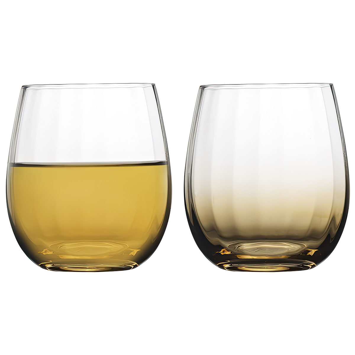 Набор стаканов для воды Liberty Jones Gemma Amber 460мл, 2шт Liberty Jones HM-GAR-CP-460-2, цвет прозрачный