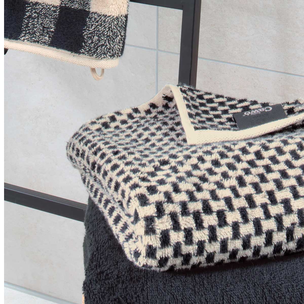 Полотенце махровое Cawo Natural 30x50см, цвет бежевый с черным lounge v granville natural кресло