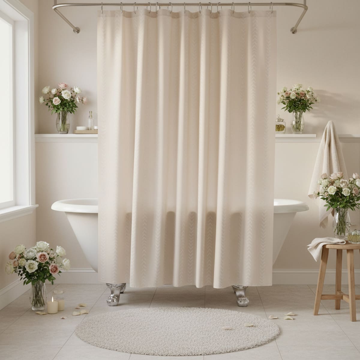 

Штора для ванной комнаты MSV Berbera