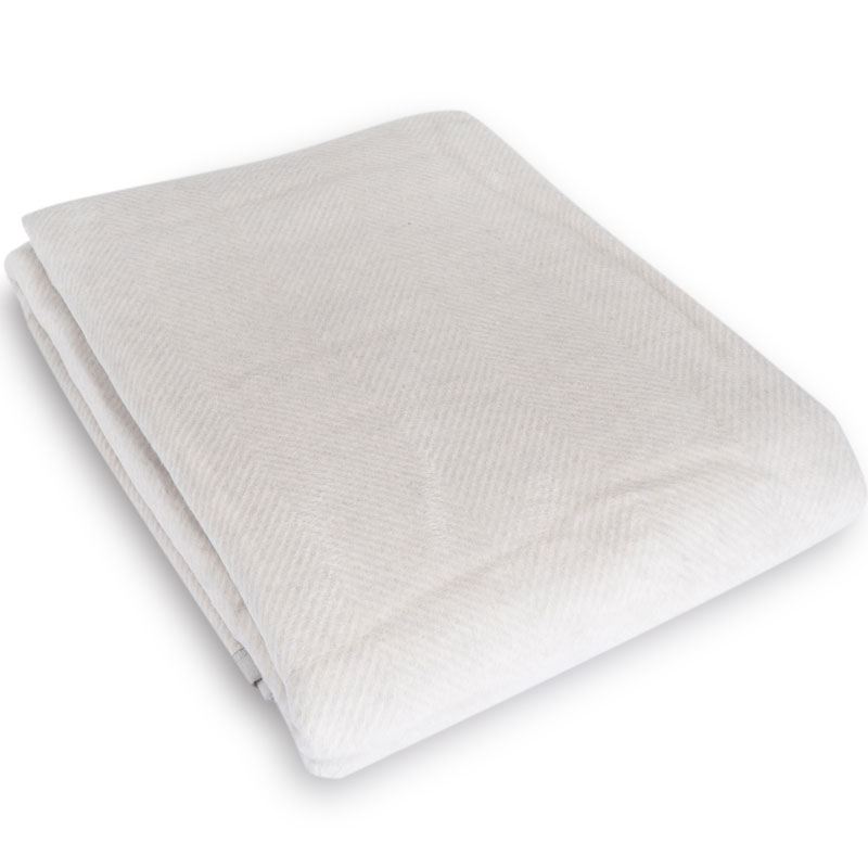 

Плед 1,5-спальный Biederlack Italian Collection Twill 150x200см, Серый