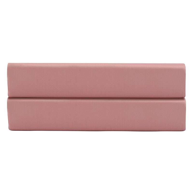 Простыня на резинке 1,5-спальная Tkano Essential, цвет розовый
