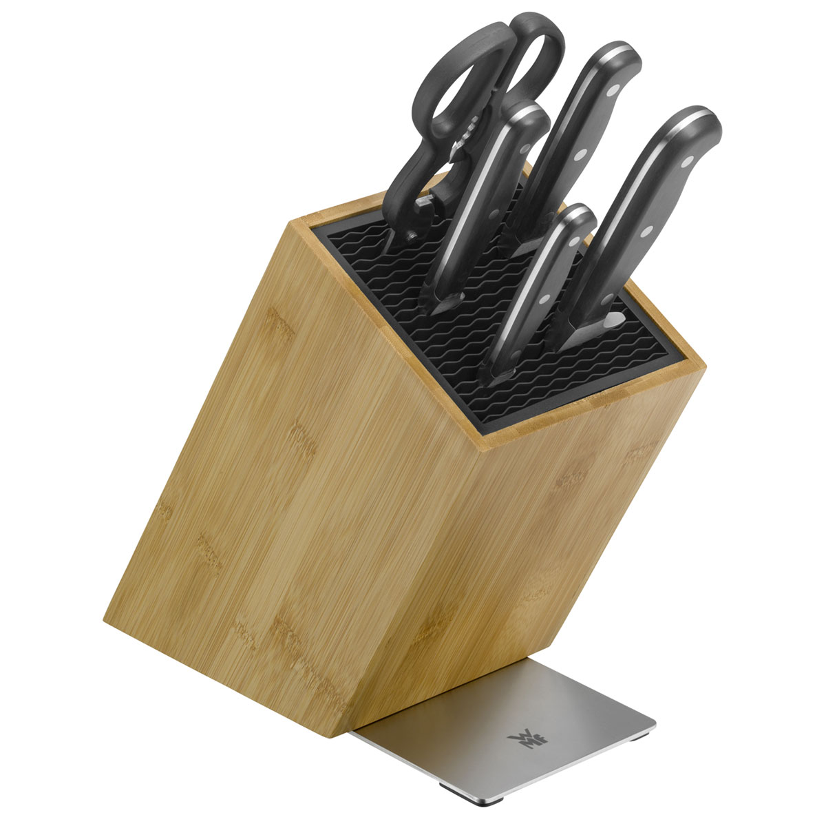 Набор ножей WMF Spitzenklasse, 6 предметов с блоком WMF 3201112303, цвет серебристый - фото 2