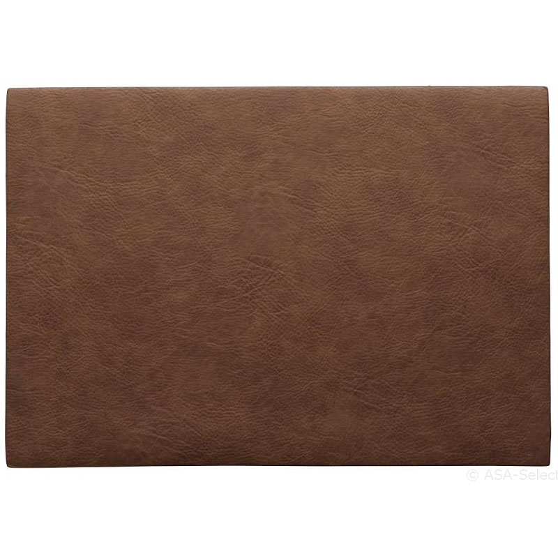 

Салфетка сервировочная Asa Selection Vegan Leather 46x33см, цвет коричневый