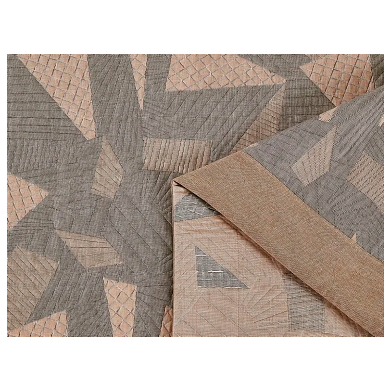 

Одеяло-плед облегченное Anabella Asabella 160x220см, треугольники на бежевом