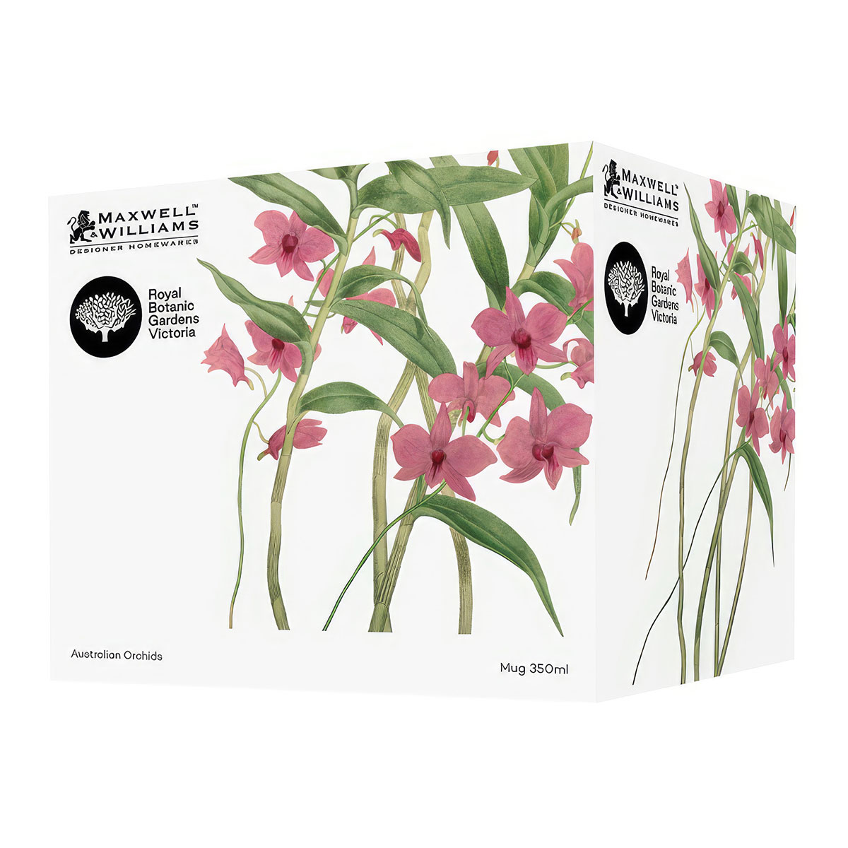 Кружка Maxwell & Williams Орхидея розовая Maxwell & Williams MW496-HV0452, цвет белый - фото 4