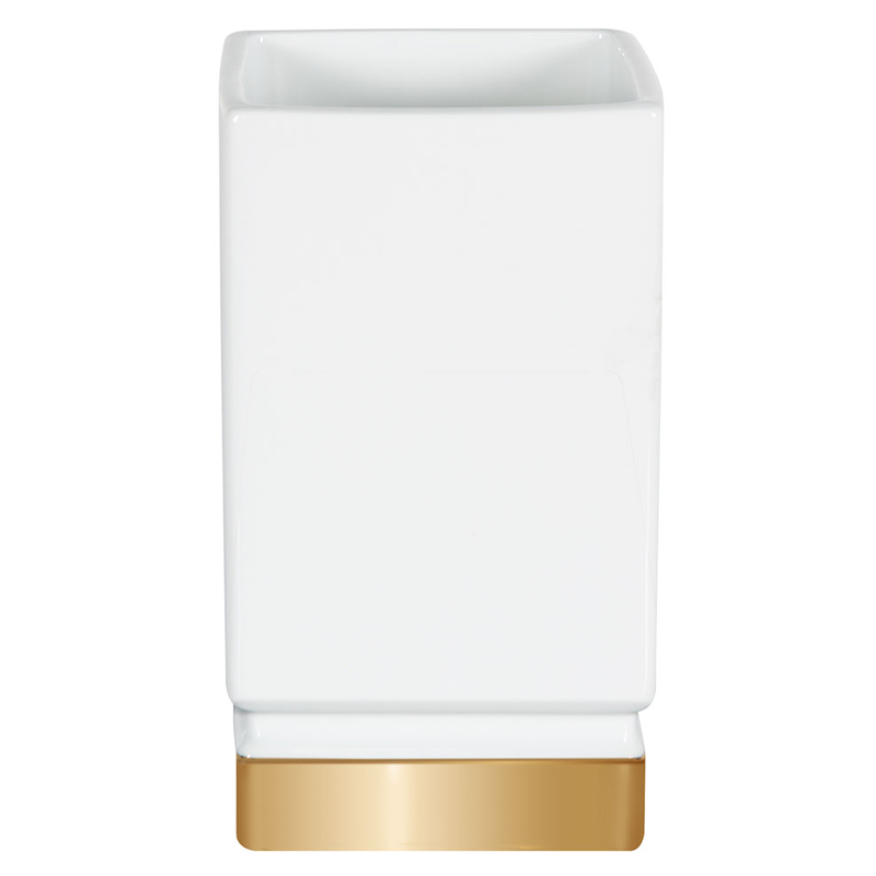 Стакан для зубных щеток Spirella Roma, белый с золотом подвесная люстра lightstar roma 718123
