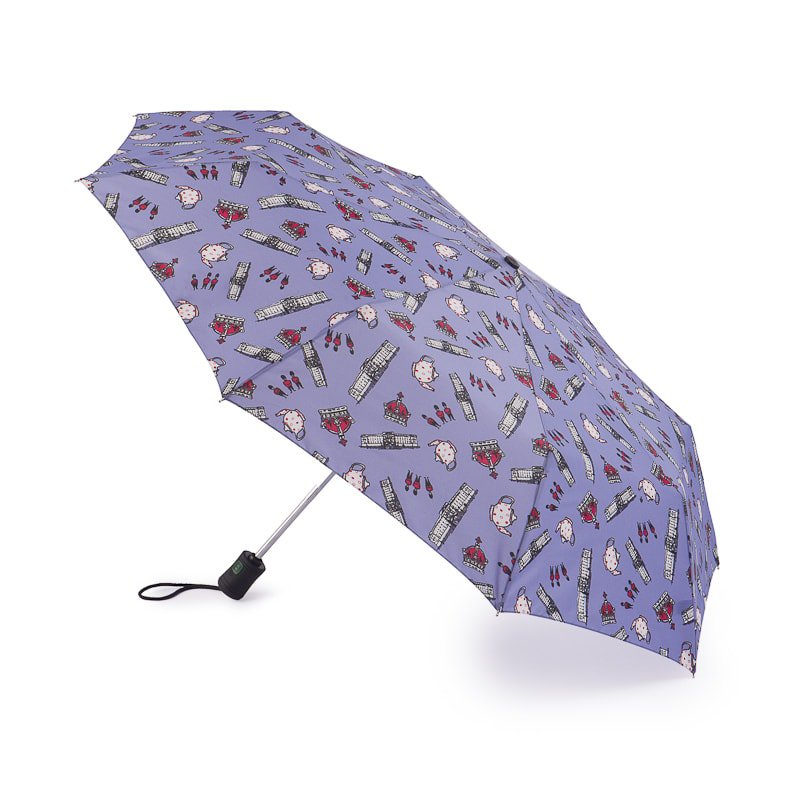 Зонт женский Fulton BuckinghamPalace купол 97см, фиолетовый зонт женский henry backer купол 92см фиолетовый