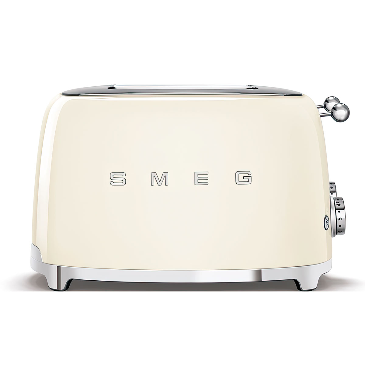 Тостер на 4 ломтика Smeg 50’s Style, кремовый