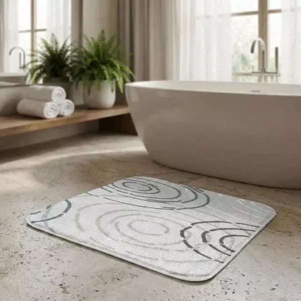 Коврик для ванной 50x60см Kleine Wolke Splash серый 2800₽