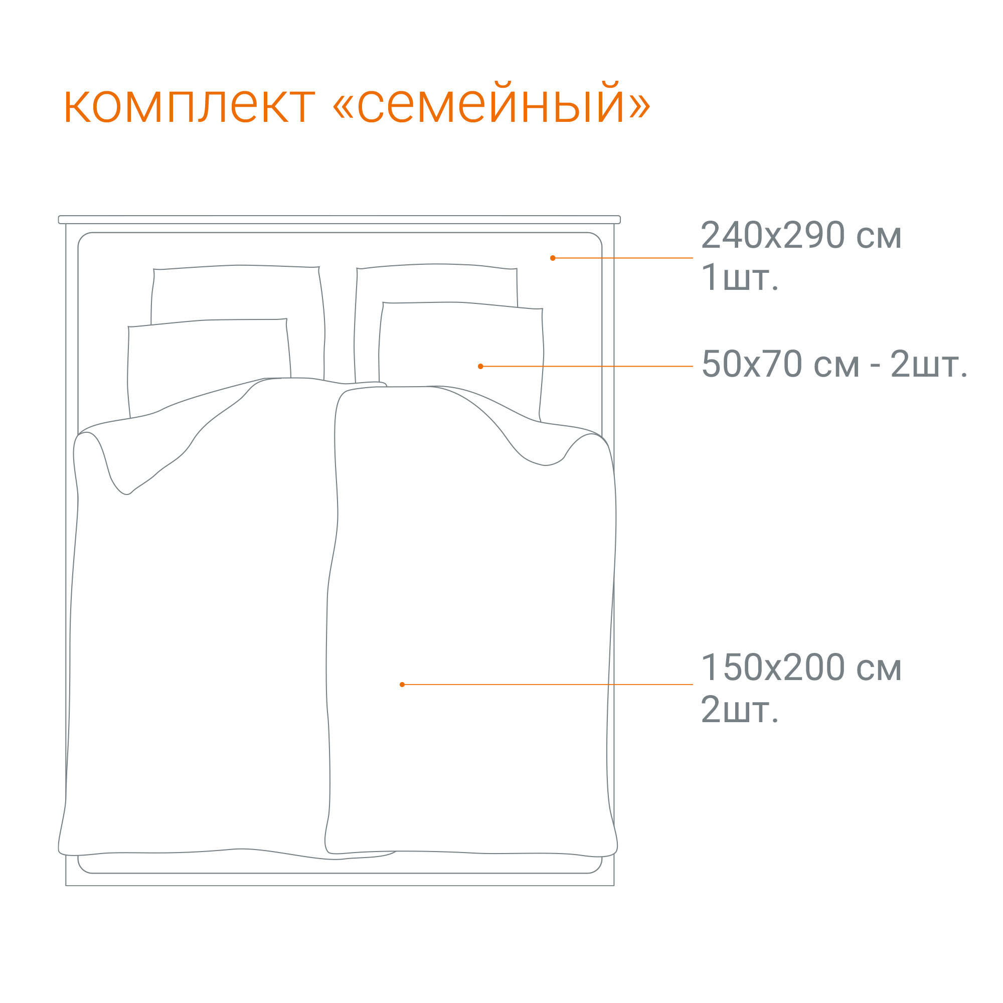 Комплект постельного белья 1.5 размер