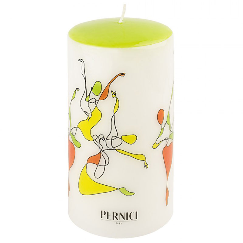 Свеча интерьерная 10x20см Pernici Art Line Dancer комплект ароматических свечей pernici capsule life капсульная коллекция