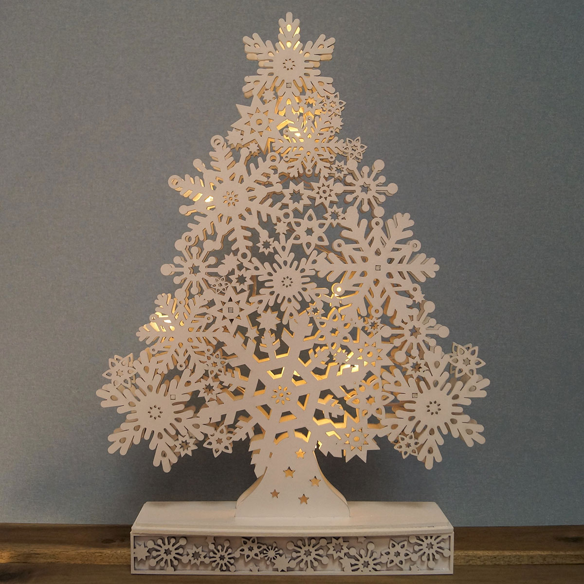 Светильник декоративный Snowflake Tree 29 см. 736697 Бежевый, фото 1