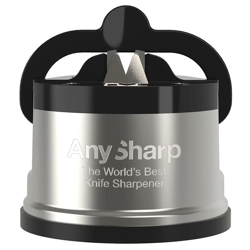 Точилка для ножей AnySharp PRO металлический корпус, цвет серебристый точилка для ножей доляна lime 18 3×3 5 см черно зеленый