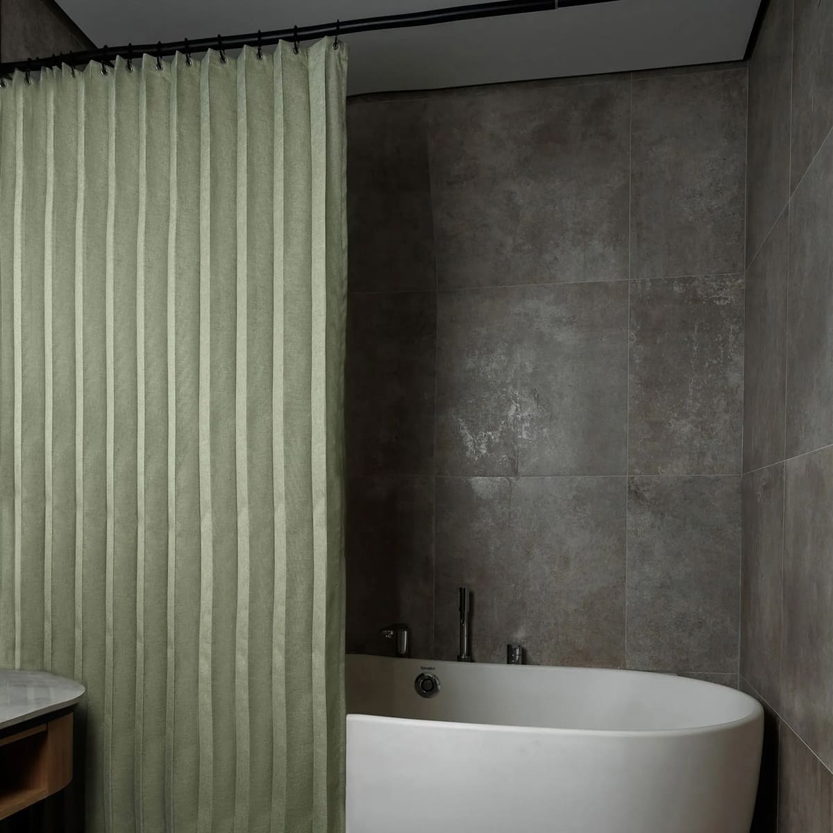 

Штора для ванной комнаты Cleanelly 180х200см, цвет шалфей