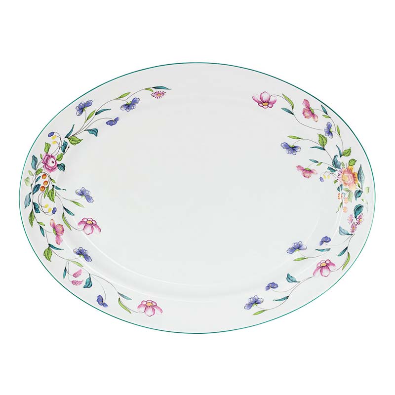 

Блюдо овальное Porcel Florence OLYMPUS, 20x11x3 см, Белый