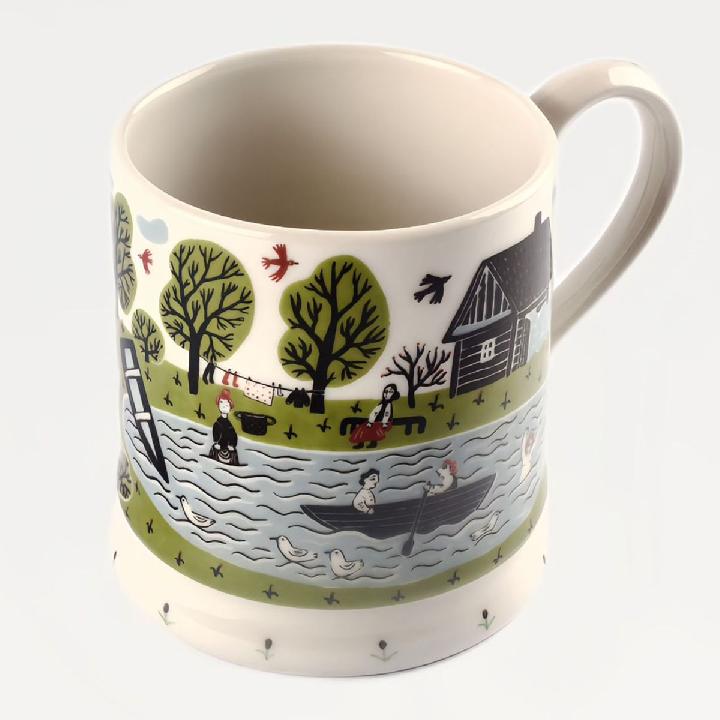Кружка Дымов Керамика Владимир. Огород Уткина Деревня
