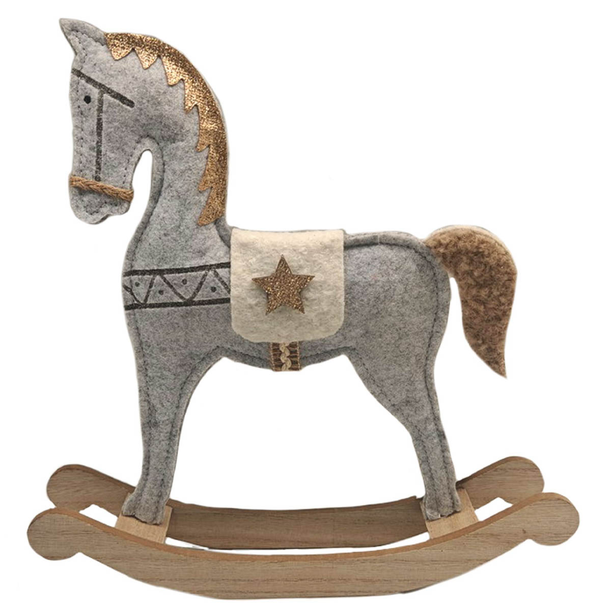 

Украшение декоративное Magic Time Лошадка-качалка 30x29x5см