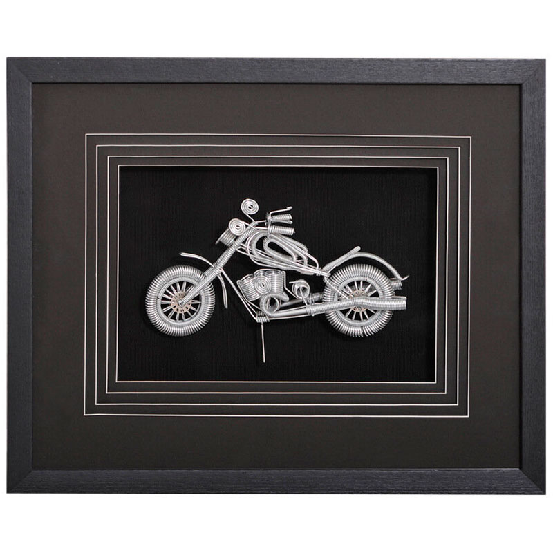 

Панно Mart Gallery Мотоциклист 2, Серебряный;черный