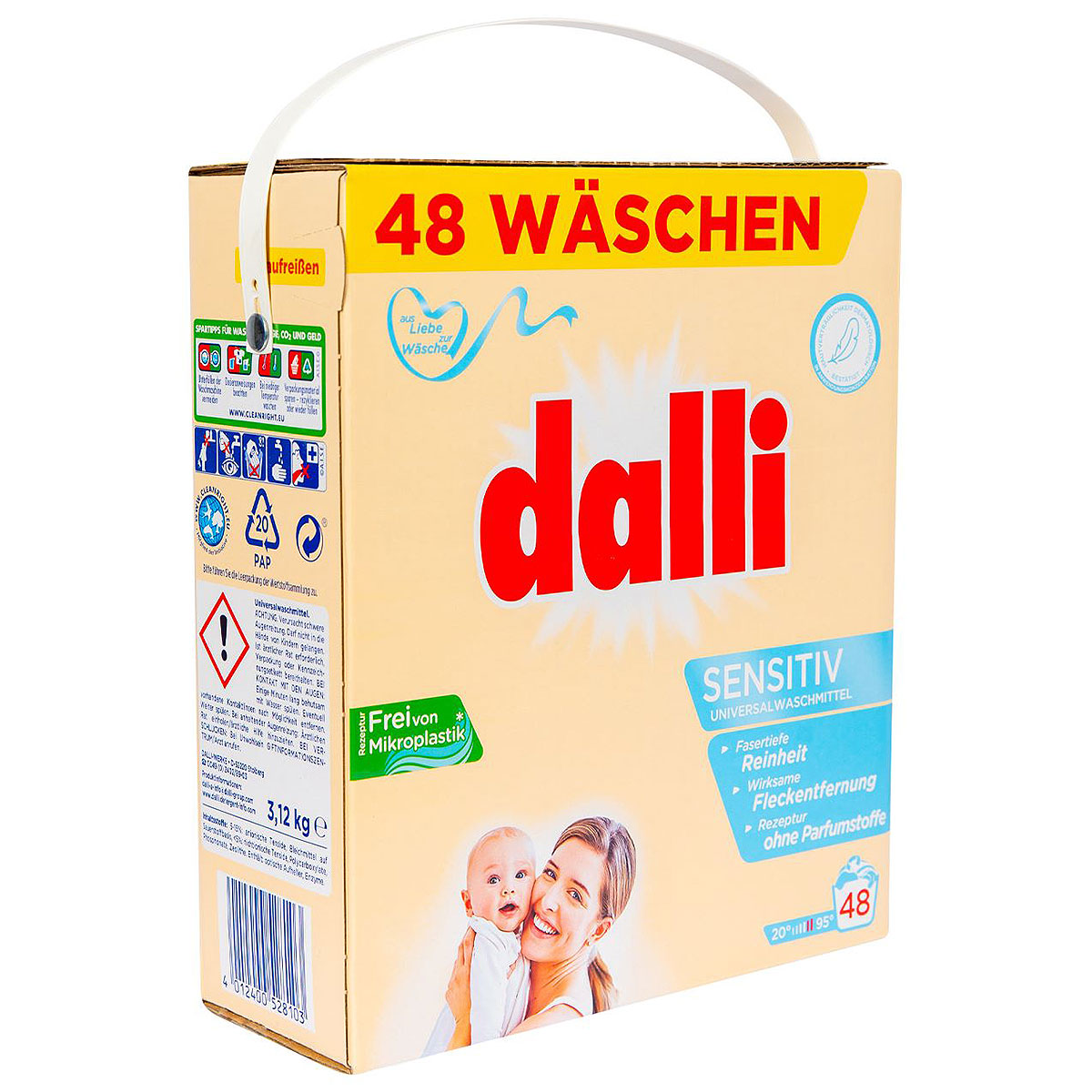 Порошок для стирки детского белья Dalli Sensitiv концентрированный средство моющее гелеобразное для детского белья 1 л