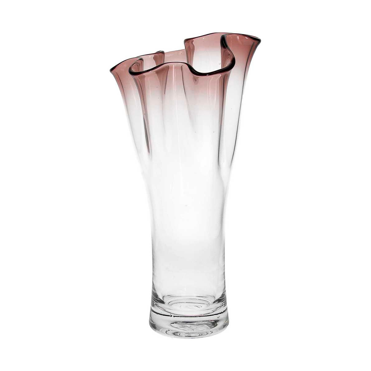 Ваза Andrea Fontebasso Glass Design Bizarre 32см, цвет коричневый часы песочные 20см andrea fontebasso glass design time