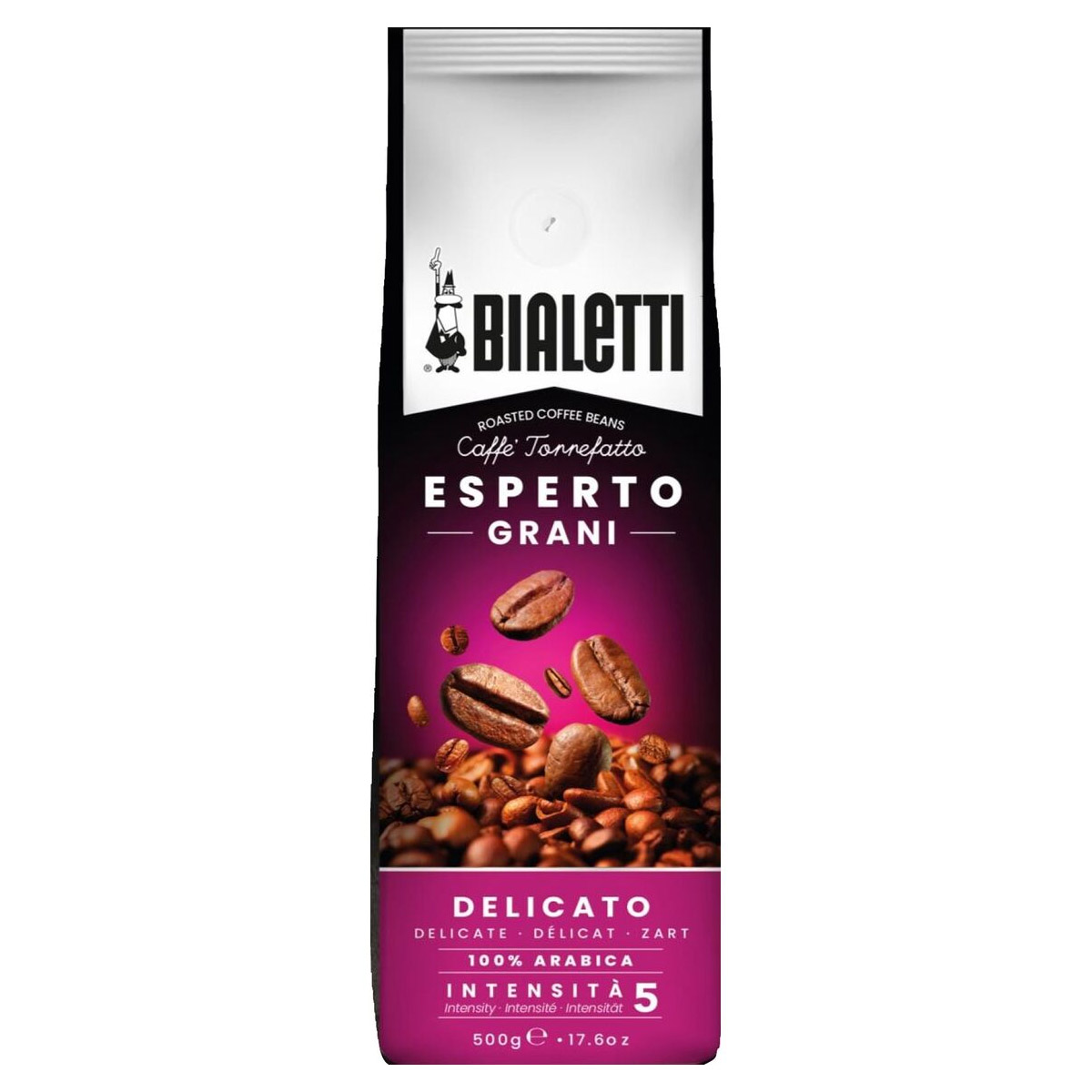 Кофе в зернах Bialetti Esperto Grani Grani Delicato 500г