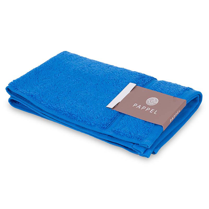 Полотенце махровое Pappel Cirrus/S 30x50см, цвет темно-синий полотенце утро синий р 40х70