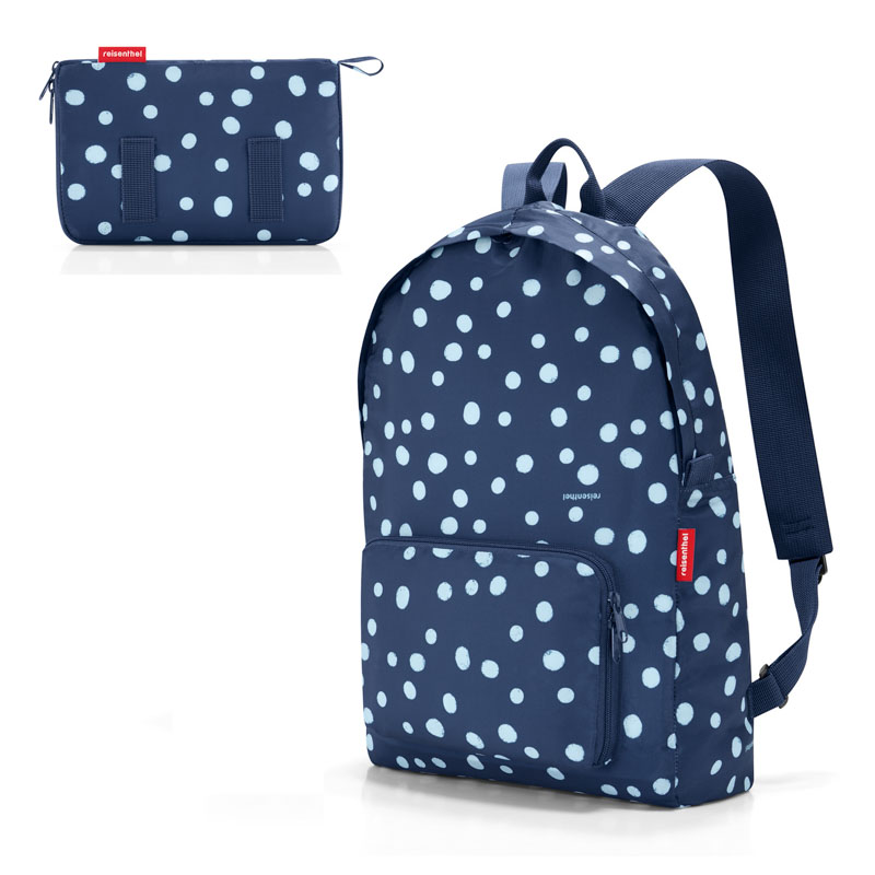 

Рюкзак складной Mini maxi spots navy, Синий