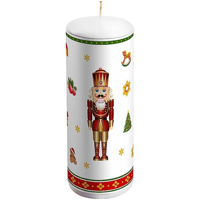 

Свеча декоративная Mister Christmas Щелкунчик, 15см, Белый