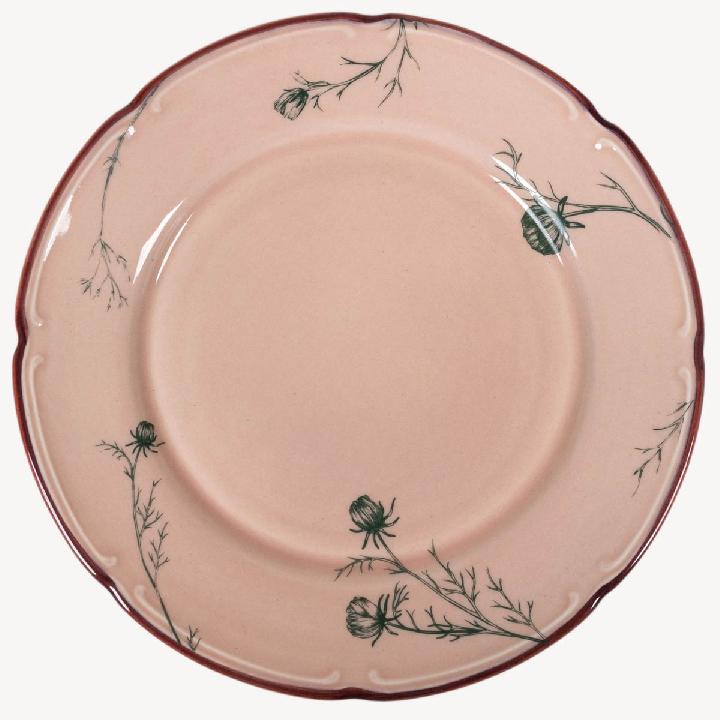 Тарелка закусочная Дымов Керамика Космея день 12:00