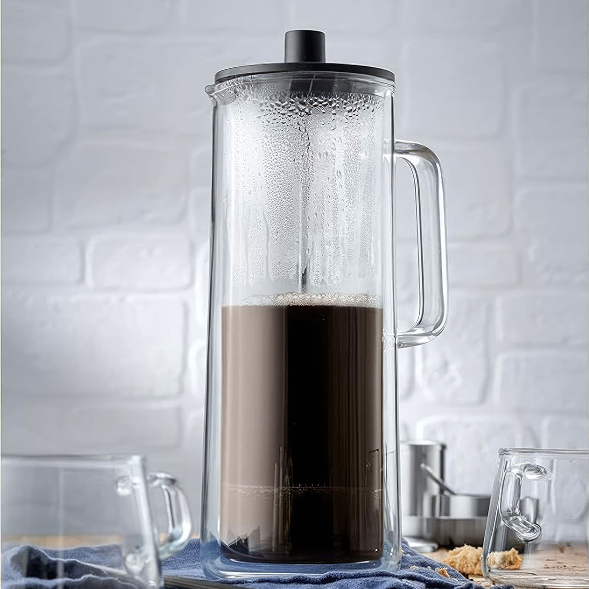 Френч-пресс WMF Coffee Time термокружка 450 мл сталь пластик серебристая с надписью coffee time