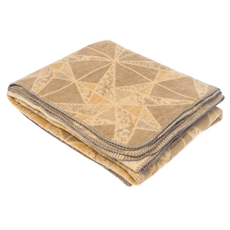 

Плед Biederlackborbo Borbo Top Cotton Kaleidoscope, 220x240см, коричневый
