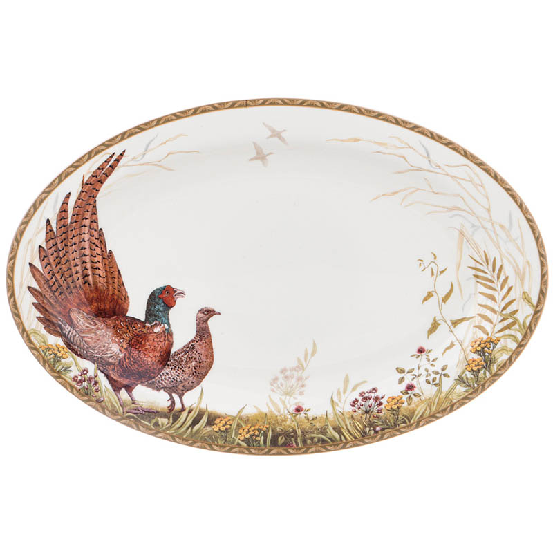 Блюдо овальное Lefard Охота 265см 2100₽