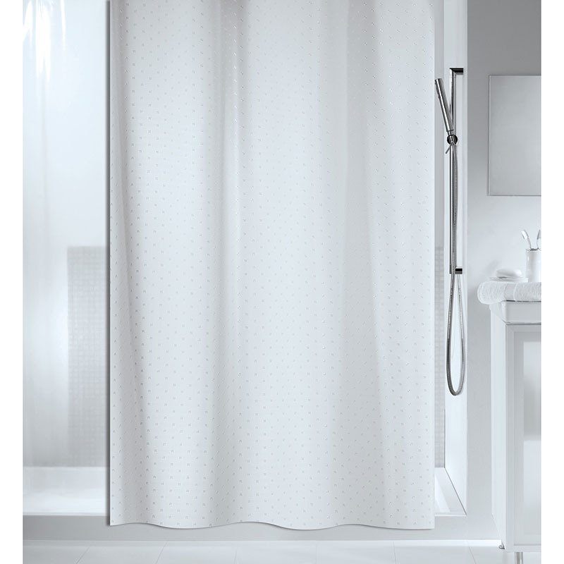 текстильная штора для ванной spirella rania 180x200 см Штора для ванной комнаты Spirella Ricco