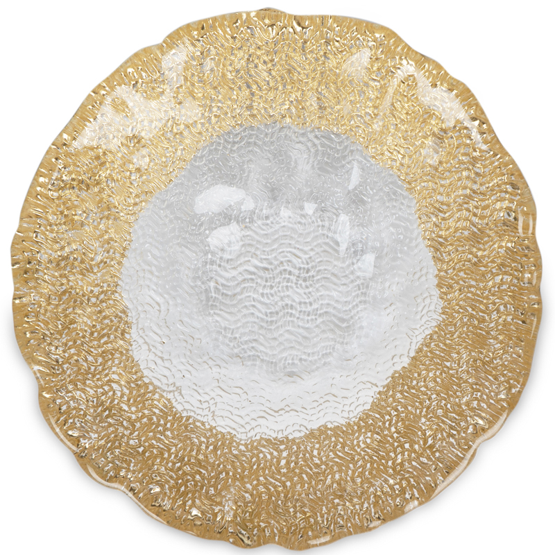 

Чаша IVV TRICOT, 18 см., цвет золотой, Прозрачный;золотой