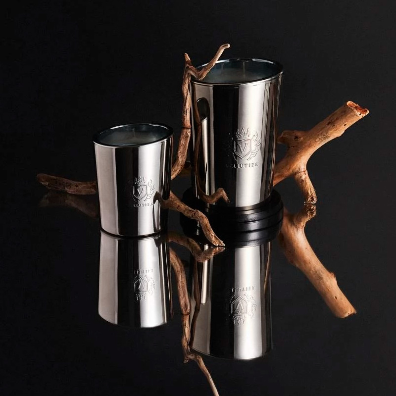 

Свеча большая Vellutier Prestige Титановый черный