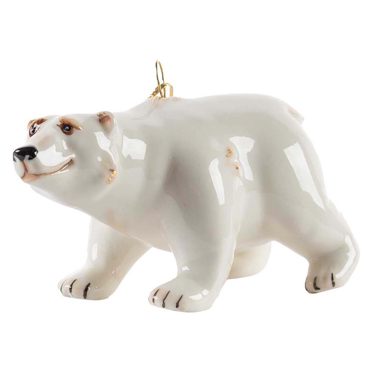 

Елочная игрушка Фарфоровая мануфактура Северные жители Белый медведь