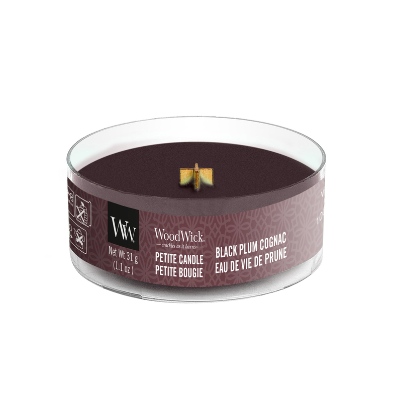 

Свеча ароматическая мини Woodwick Сливовый коньяк