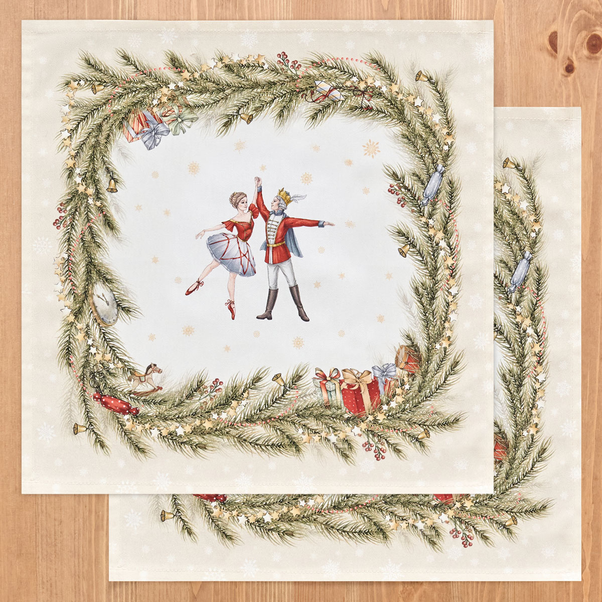 

Набор салфеток Santalino Щелкунчик, 2шт