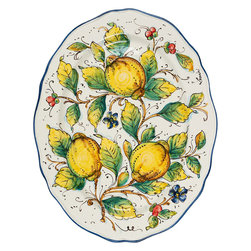 Тарелка закусочная Leoncini Лимоны