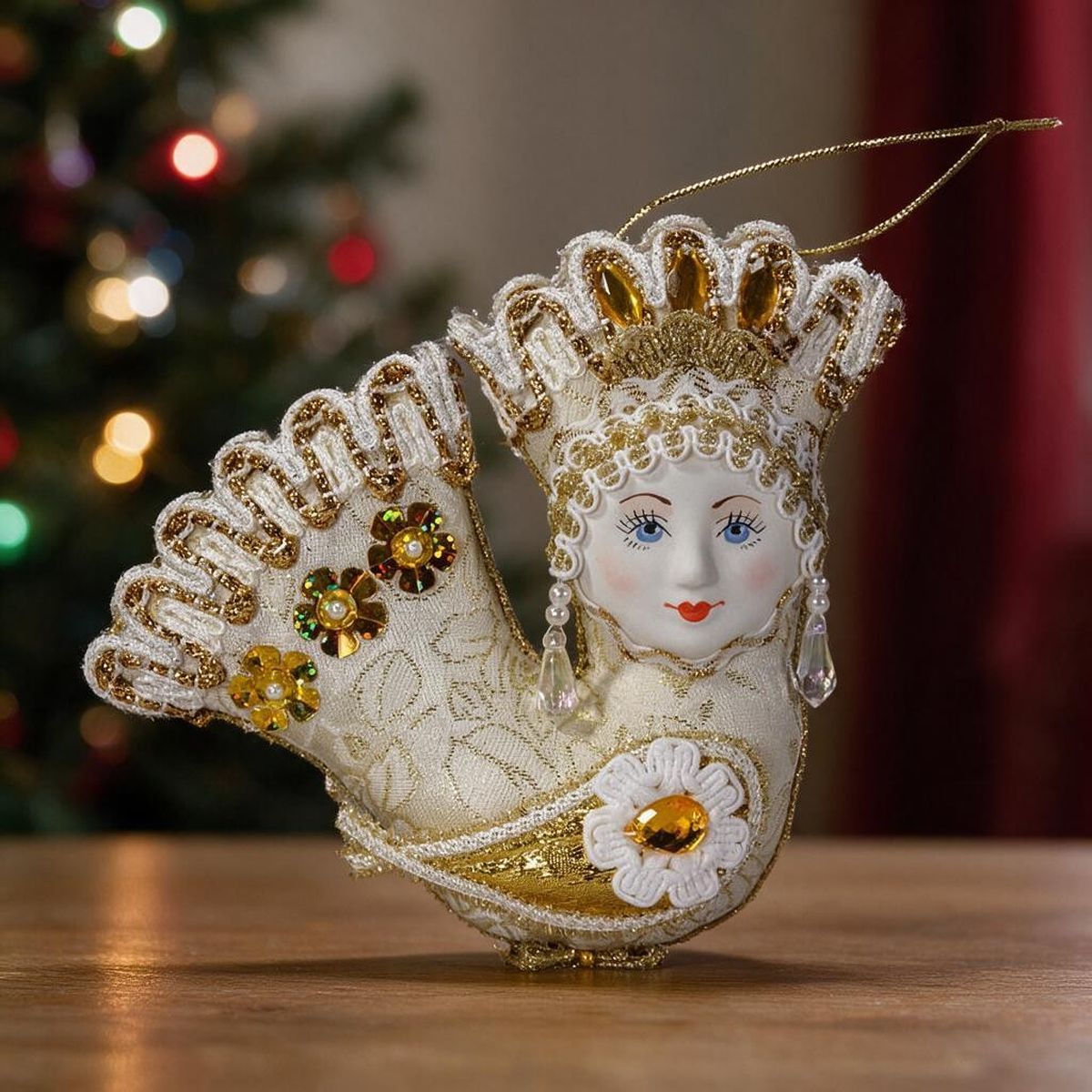 Елочная игрушка Кукольная мастерская на Ланском Птица Гамаюн