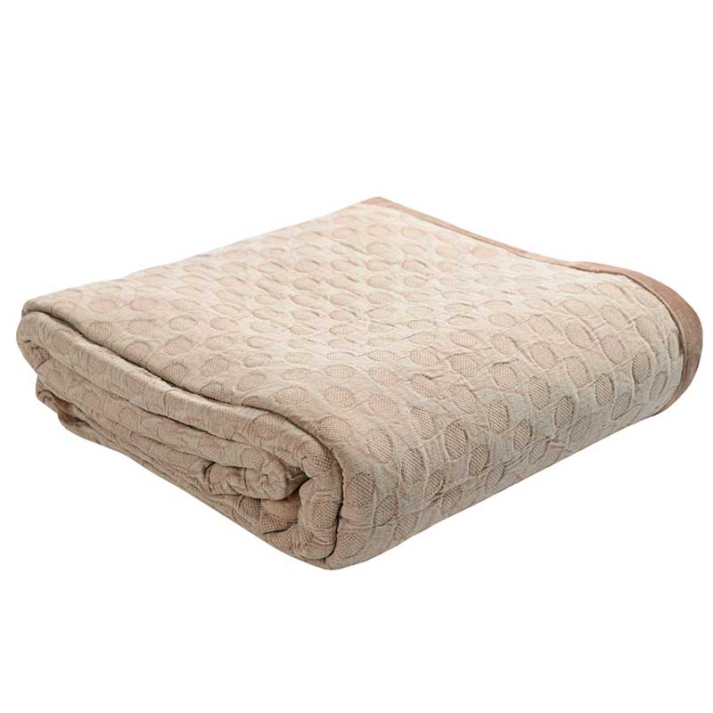 

Покрывало 2-спальное Tkano Essential из стираного хлопка, Бежевый