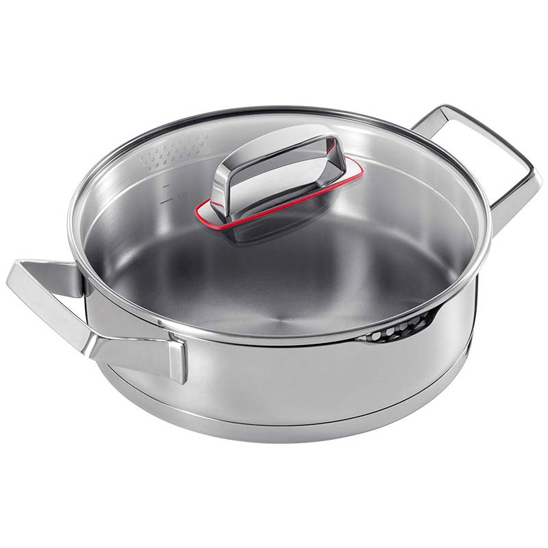 

Кастрюля низкая Kuhn Rikon Modern 2,5л, Стальной