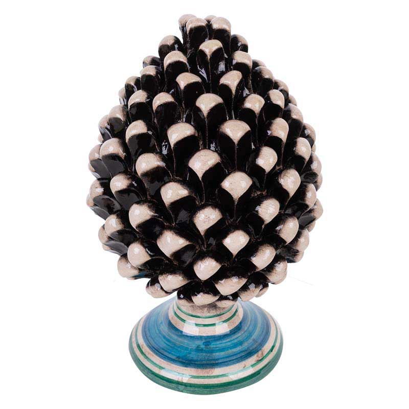 

Шишка декоративная Ceramiche Di Caltagirone Di Fatuzzo Salvatore Pigna verde 25см, Коричневый